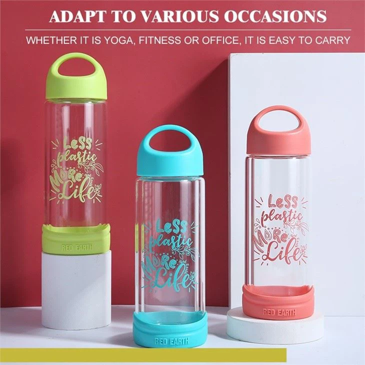 glass water bottle