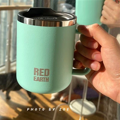 リークプルーフ蓋付きのステンレス鋼大容量マグカップ